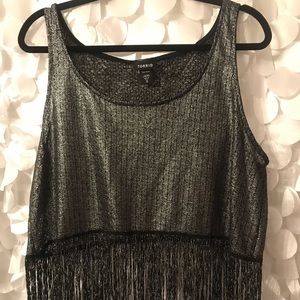 Torrid Fringe Crop Top